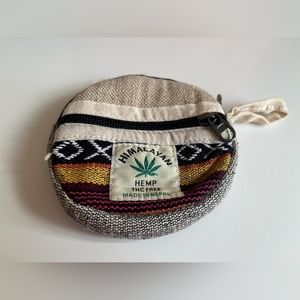 Himalayan Hemp Wallet/ Purse, Multi colour, Boho